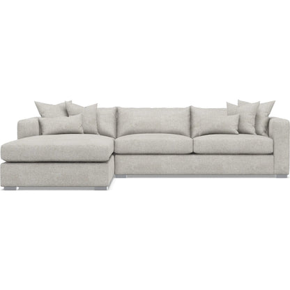 Helena 2-Piece Fabric Sectional by Bernhardt in stainless steel. Made from unique in a unique style.
