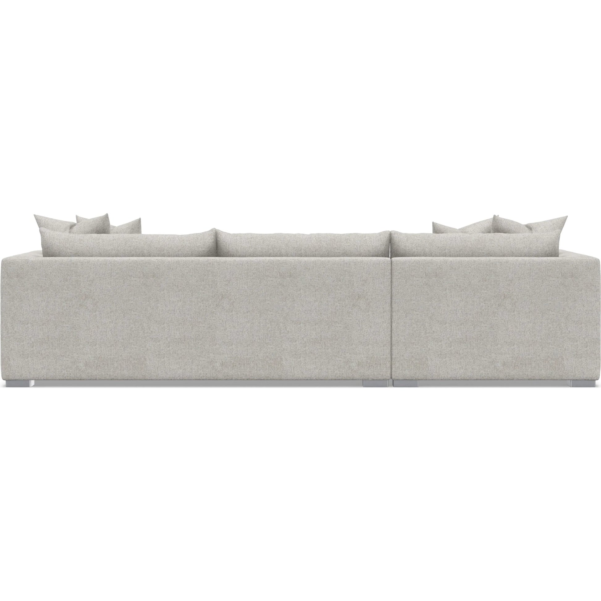 Helena 2-Piece Fabric Sectional by Bernhardt in stainless steel. Made from unique in a unique style.