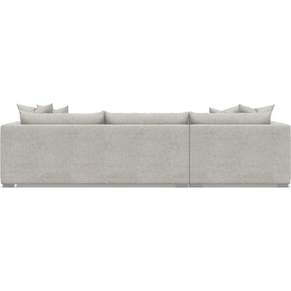 Helena 2-Piece Fabric Sectional by Bernhardt in stainless steel. Made from unique in a unique style.
