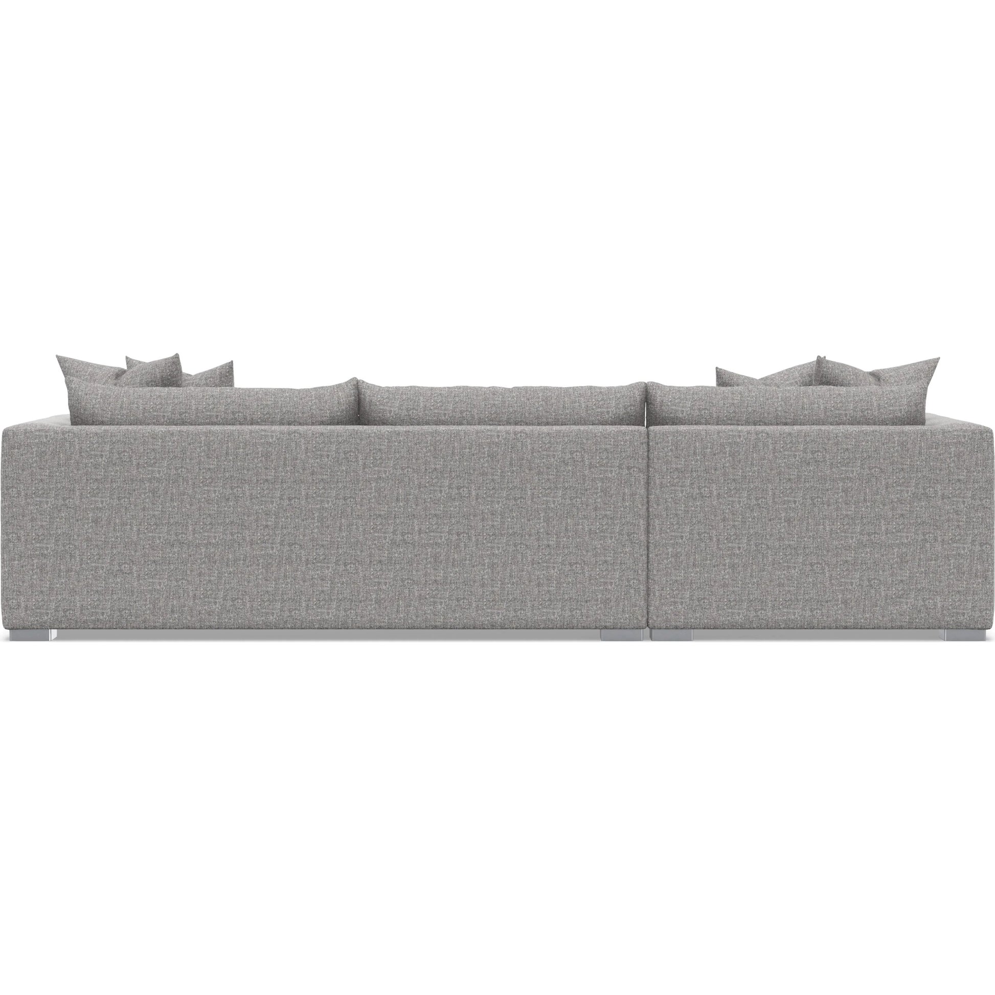 Helena 2-Piece Fabric Sectional by Bernhardt in stainless steel. Made from unique in a unique style.