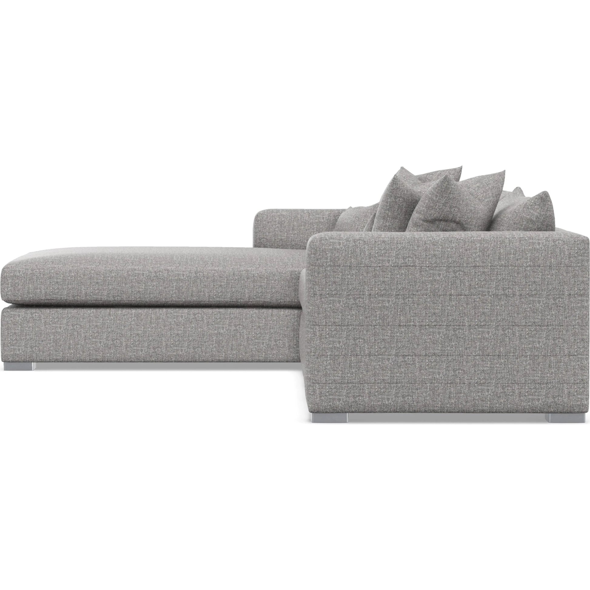 Helena 2-Piece Fabric Sectional by Bernhardt in stainless steel. Made from unique in a unique style.