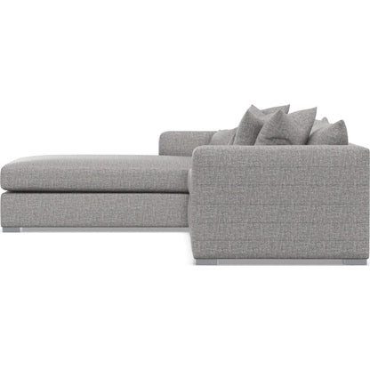 Helena 2-Piece Fabric Sectional by Bernhardt in stainless steel. Made from unique in a unique style.