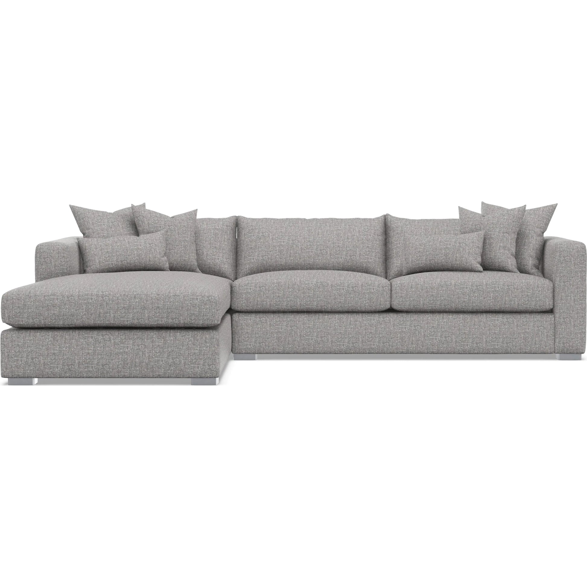 Helena 2-Piece Fabric Sectional by Bernhardt in stainless steel. Made from unique in a unique style.