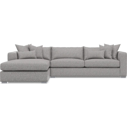 Helena 2-Piece Fabric Sectional by Bernhardt in stainless steel. Made from unique in a unique style.