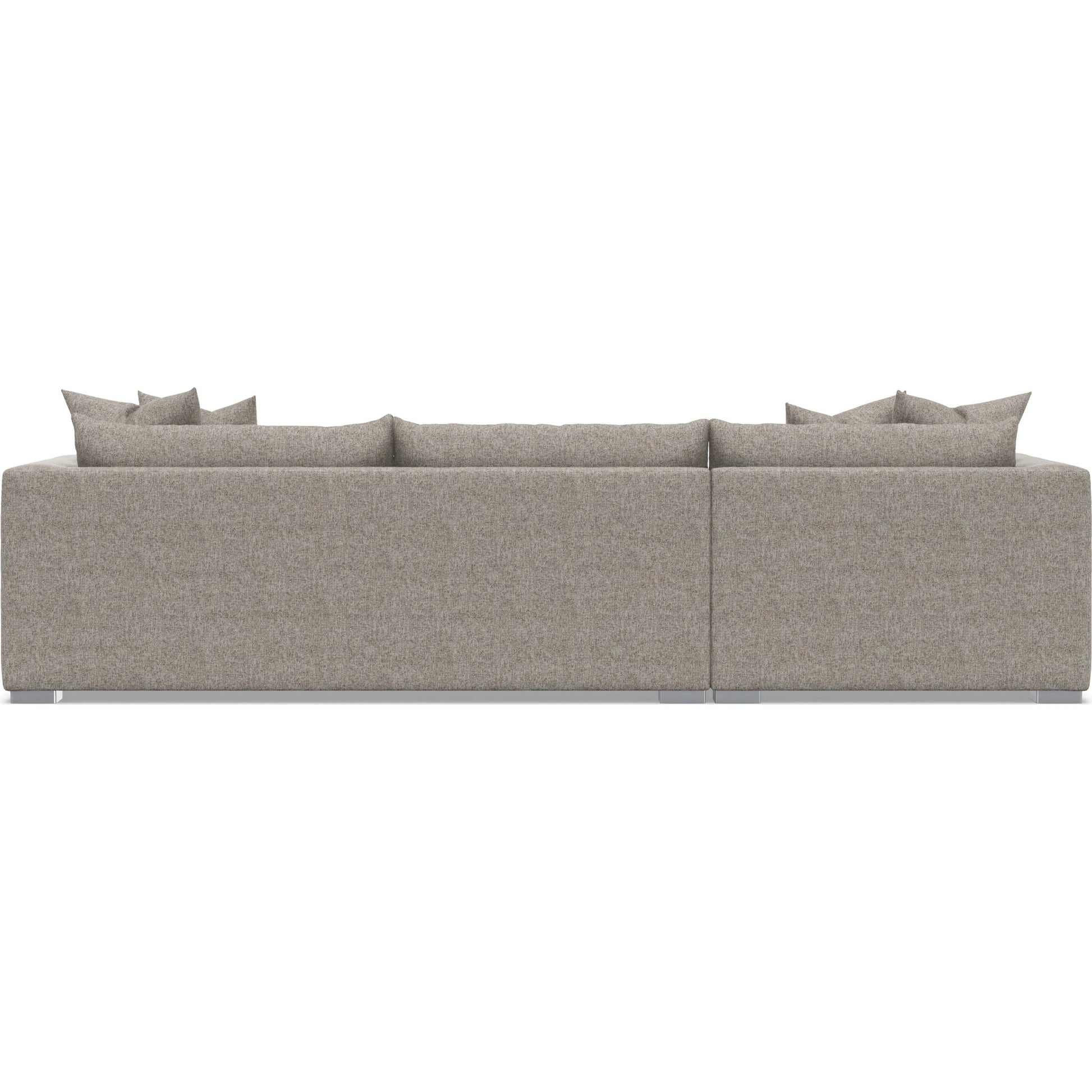 Helena 2-Piece Fabric Sectional by Bernhardt in stainless steel. Made from unique in a unique style.