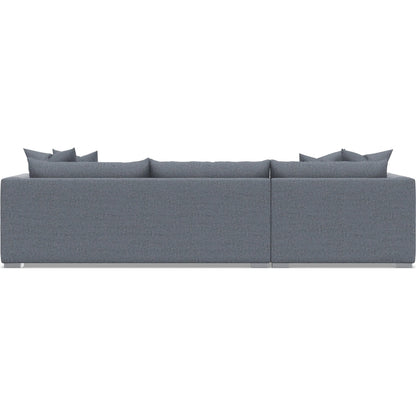 Helena 2-Piece Fabric Sectional by Bernhardt in stainless steel. Made from unique in a unique style.