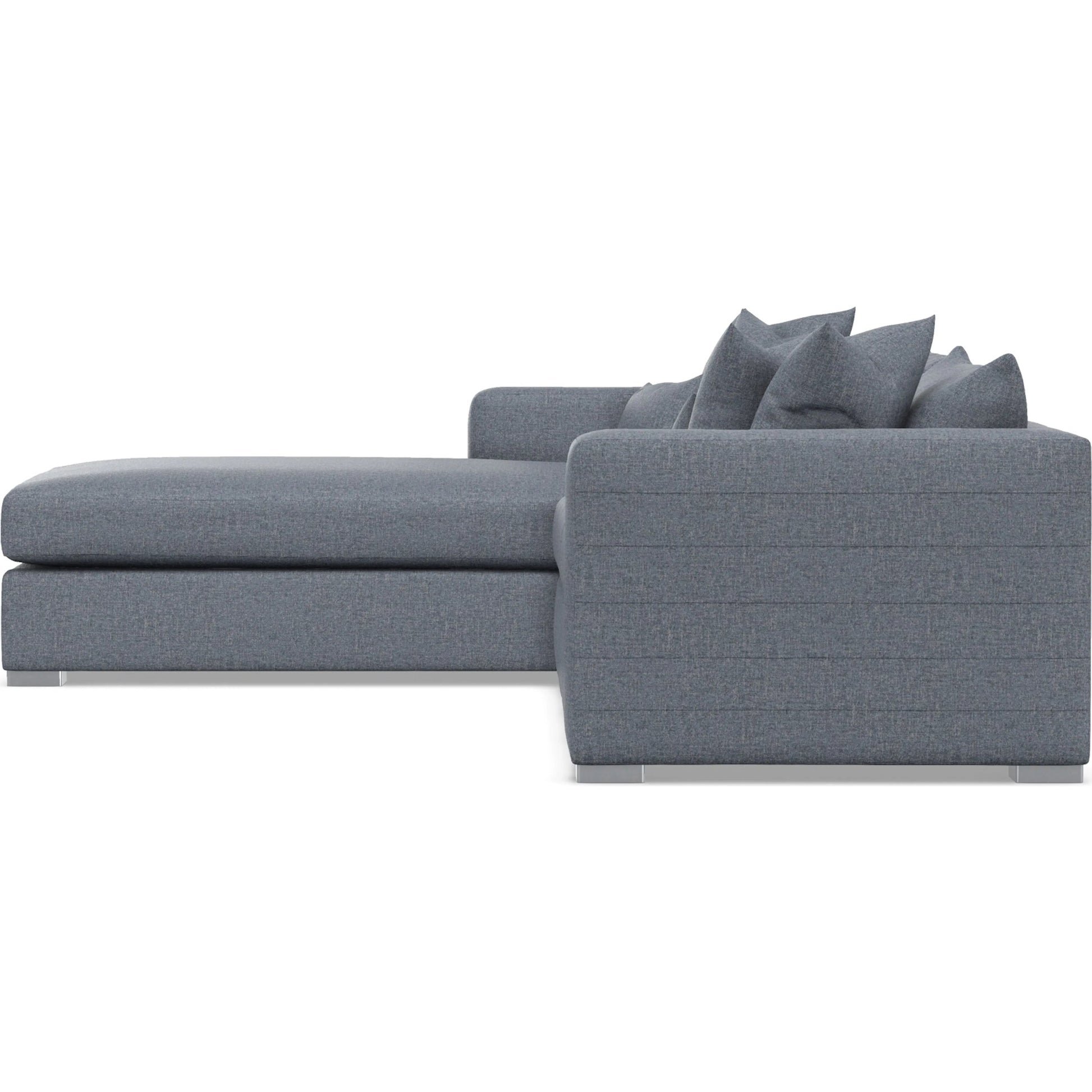 Helena 2-Piece Fabric Sectional by Bernhardt in stainless steel. Made from unique in a unique style.