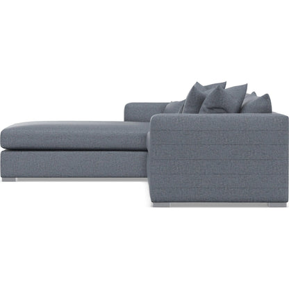 Helena 2-Piece Fabric Sectional by Bernhardt in stainless steel. Made from unique in a unique style.