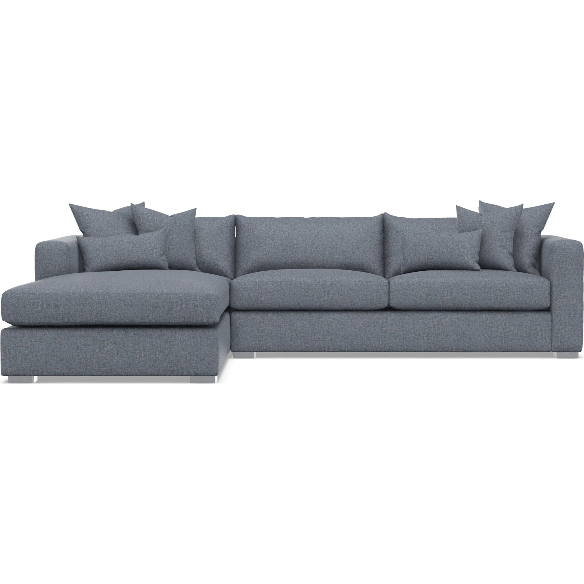 Helena 2-Piece Fabric Sectional by Bernhardt in stainless steel. Made from unique in a unique style.