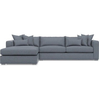 Helena 2-Piece Fabric Sectional by Bernhardt in stainless steel. Made from unique in a unique style.