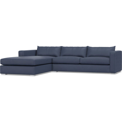 Helena 2-Piece Fabric Sectional by Bernhardt in stainless steel. Made from unique in a unique style.