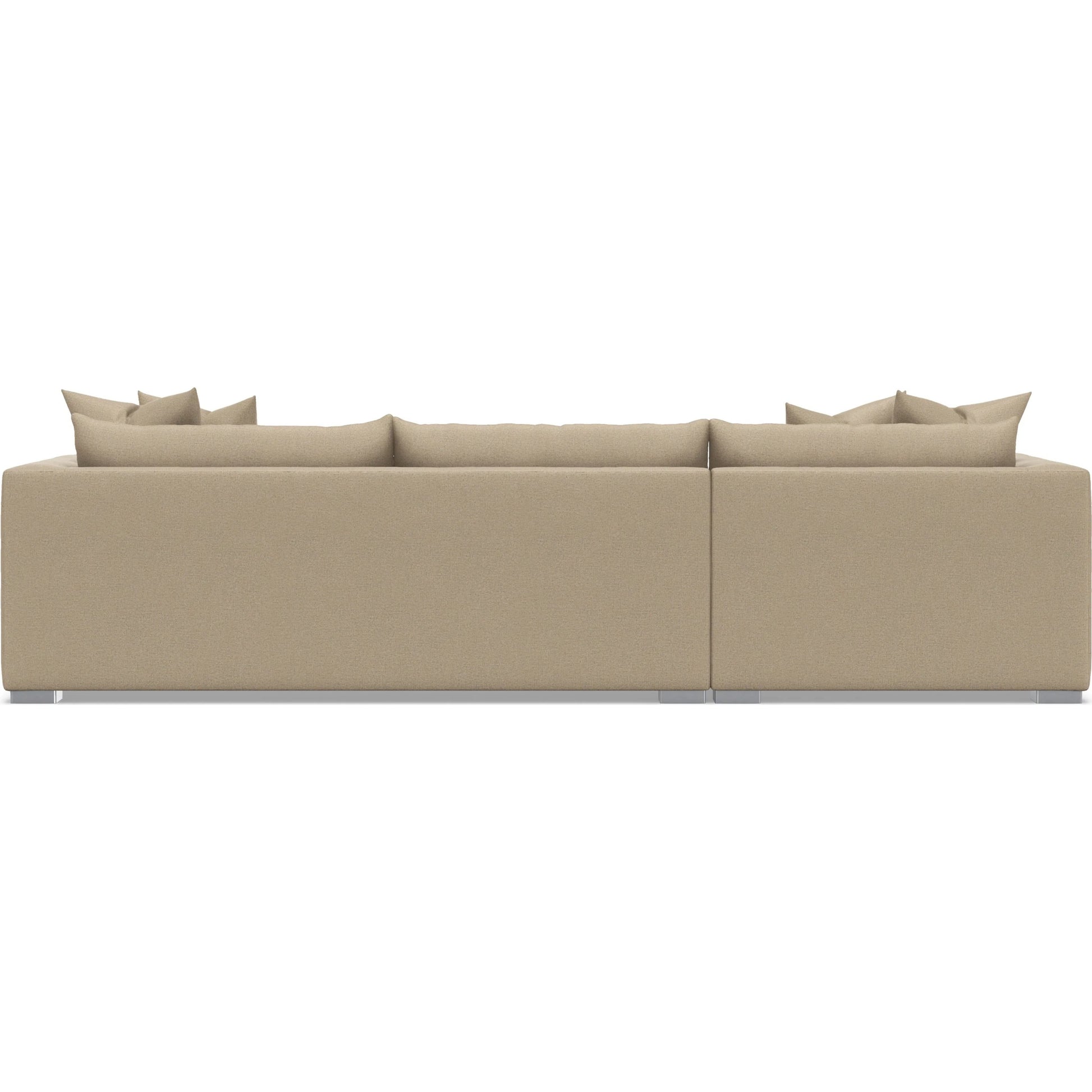 Helena 2-Piece Fabric Sectional by Bernhardt in stainless steel. Made from unique in a unique style.