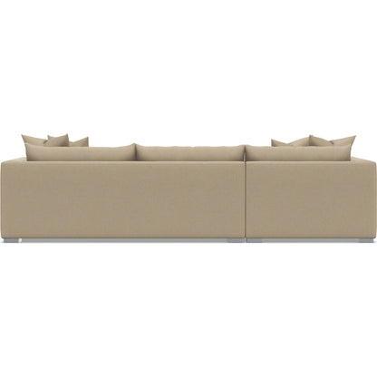 Helena 2-Piece Fabric Sectional by Bernhardt in stainless steel. Made from unique in a unique style.