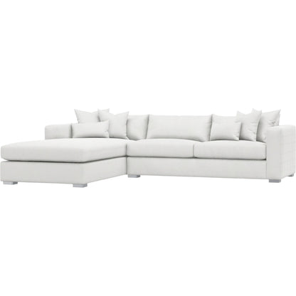 Helena 2-Piece Fabric Sectional by Bernhardt in stainless steel. Made from unique in a unique style.