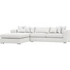 White Chenille / Left Hand Facing