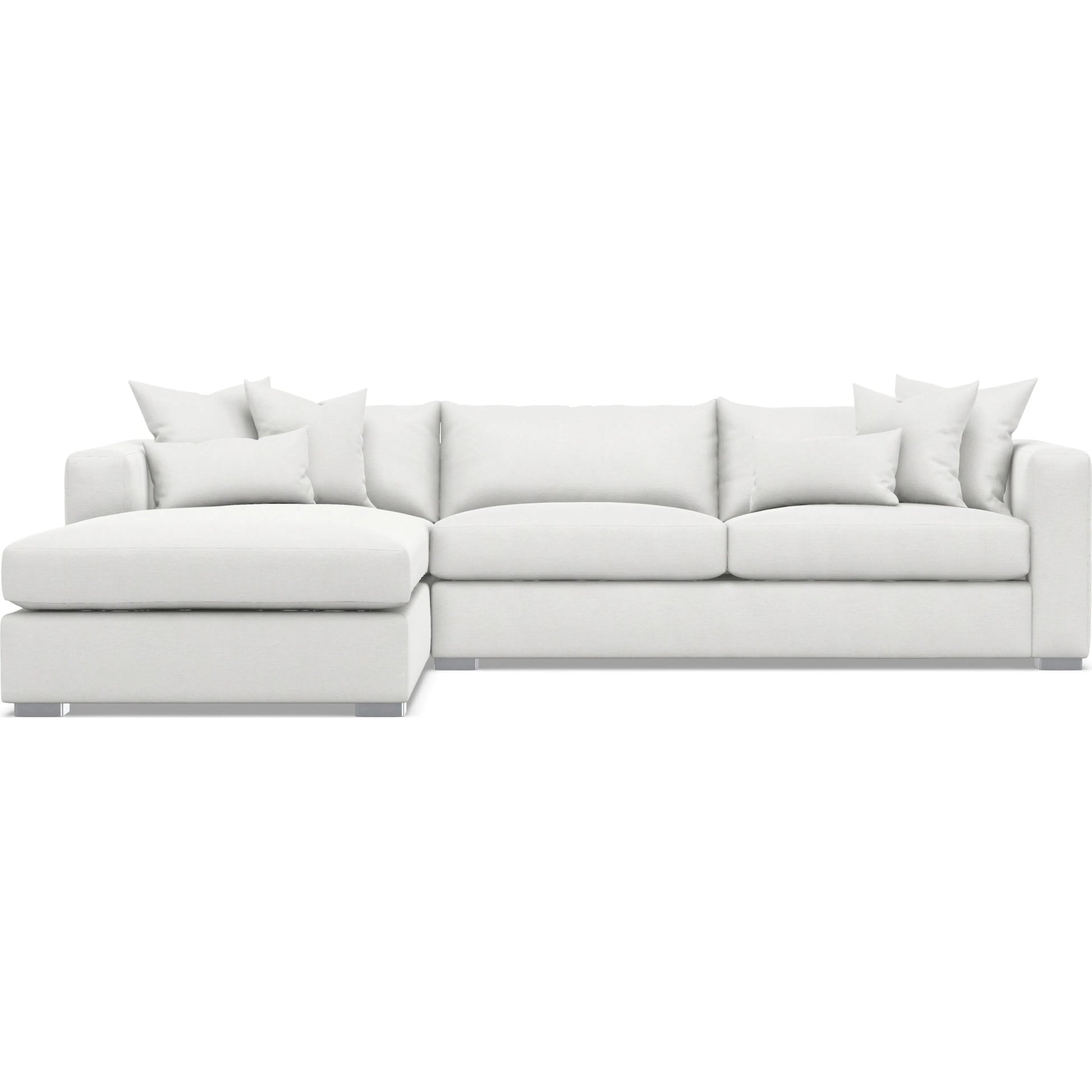 Helena 2-Piece Fabric Sectional by Bernhardt in stainless steel. Made from unique in a unique style.