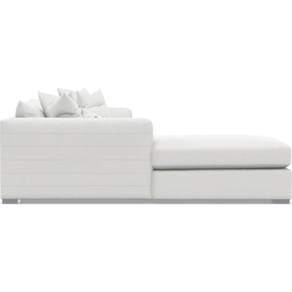 Helena 2-Piece Fabric Sectional by Bernhardt in stainless steel. Made from unique in a unique style.