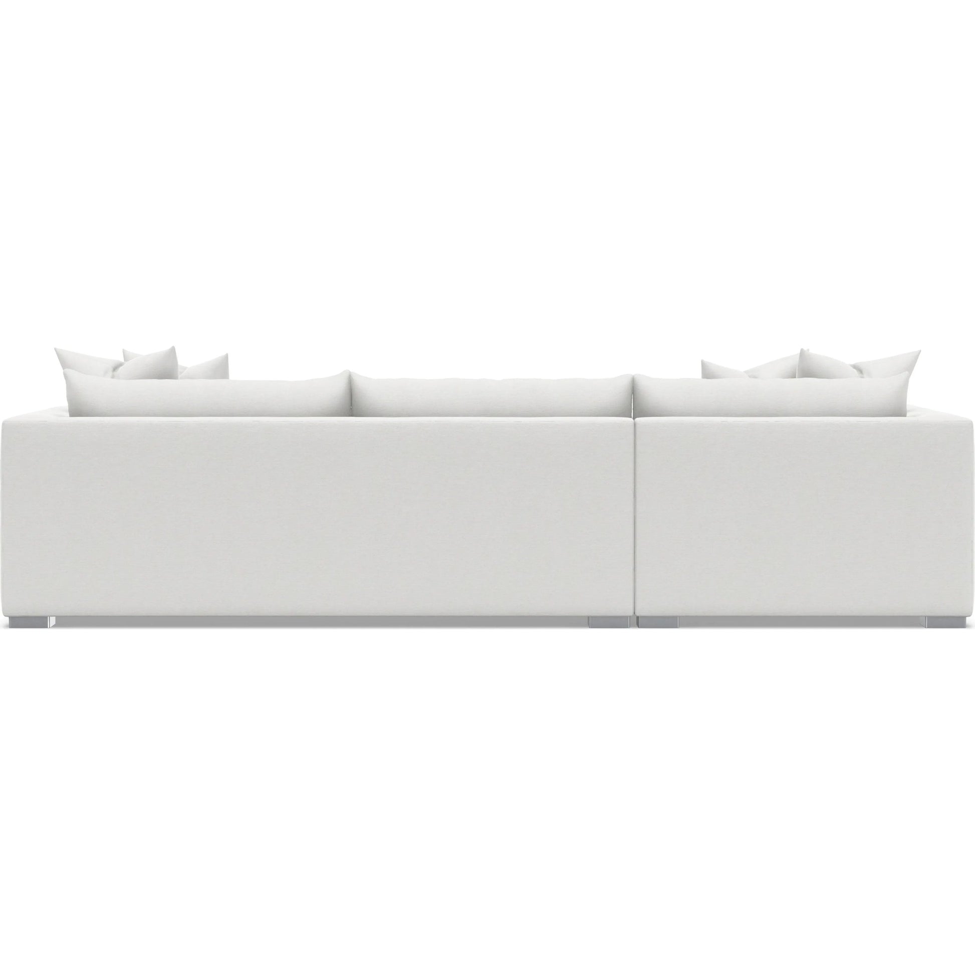 Helena 2-Piece Fabric Sectional by Bernhardt in stainless steel. Made from unique in a unique style.