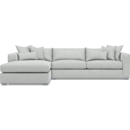 Helena 2-Piece Fabric Sectional by Bernhardt in stainless steel. Made from unique in a unique style.