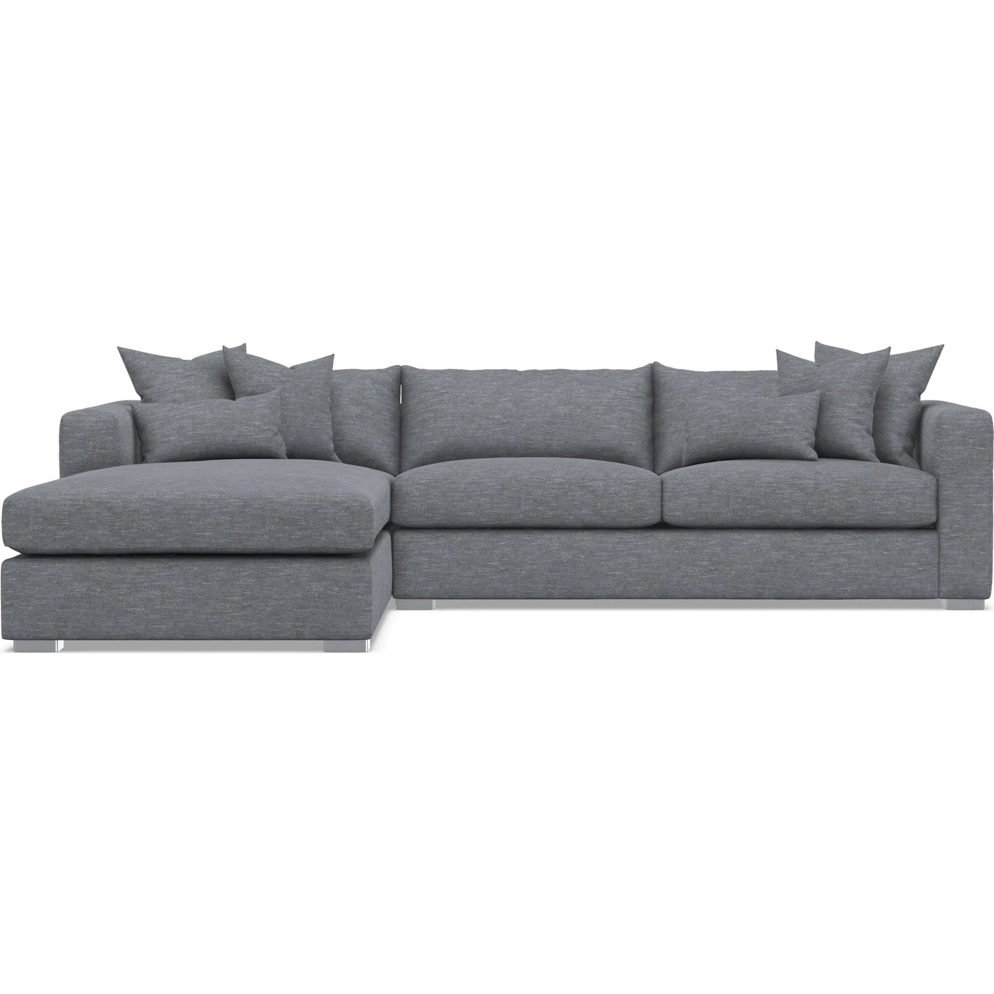 Helena 2-Piece Fabric Sectional by Bernhardt in stainless steel. Made from unique in a unique style.