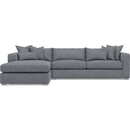 Helena 2-Piece Fabric Sectional by Bernhardt in stainless steel. Made from unique in a unique style.