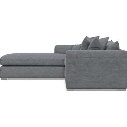 Helena 2-Piece Fabric Sectional by Bernhardt in stainless steel. Made from unique in a unique style.