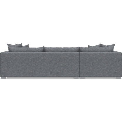 Helena 2-Piece Fabric Sectional by Bernhardt in stainless steel. Made from unique in a unique style.