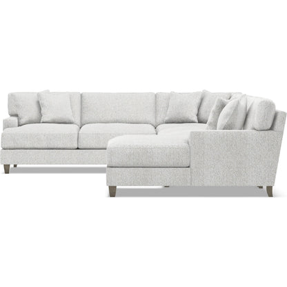 Mila 5-Piece Fabric Sectional by Bernhardt in wdf, 789 portobello. Made from unique in a unique style.