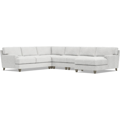 Mila 5-Piece Fabric Sectional by Bernhardt in wdf, 789 portobello. Made from unique in a unique style.