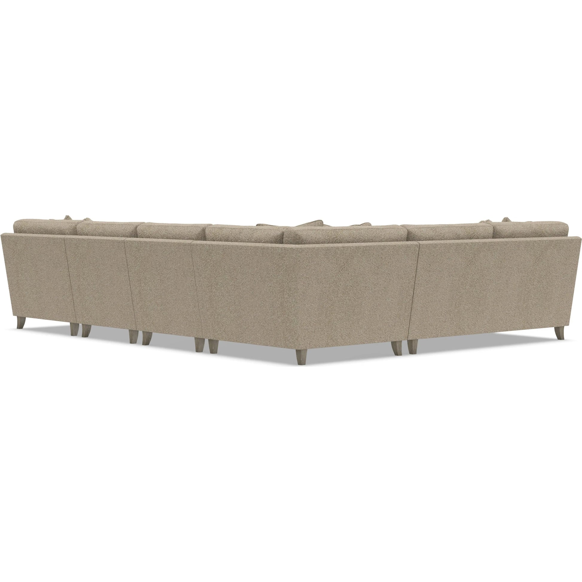 Mila 5-Piece Fabric Sectional by Bernhardt in wdf, 789 portobello. Made from unique in a unique style.