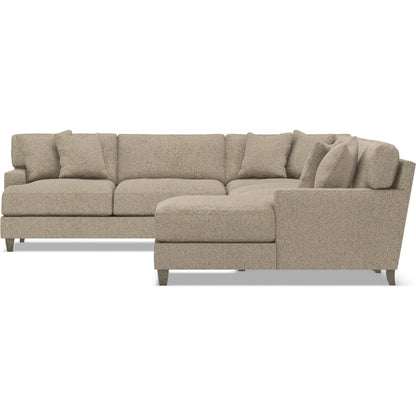 Mila 5-Piece Fabric Sectional by Bernhardt in wdf, 789 portobello. Made from unique in a unique style.