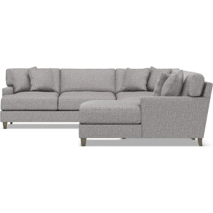 Mila 5-Piece Fabric Sectional by Bernhardt in wdf, 789 portobello. Made from unique in a unique style.