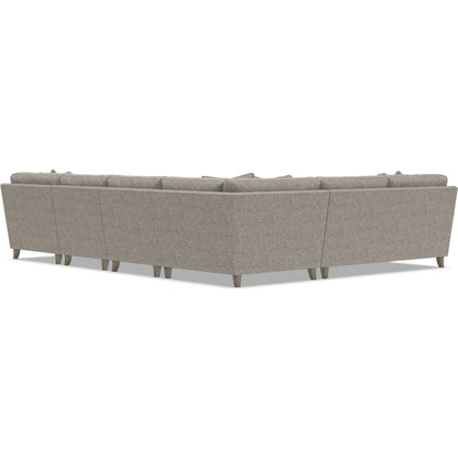 Mila 5-Piece Fabric Sectional by Bernhardt in wdf, 789 portobello. Made from unique in a unique style.