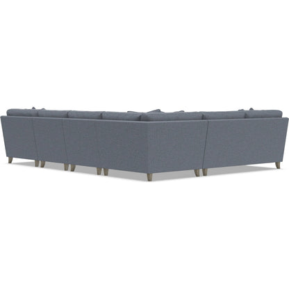 Mila 5-Piece Fabric Sectional by Bernhardt in wdf, 789 portobello. Made from unique in a unique style.