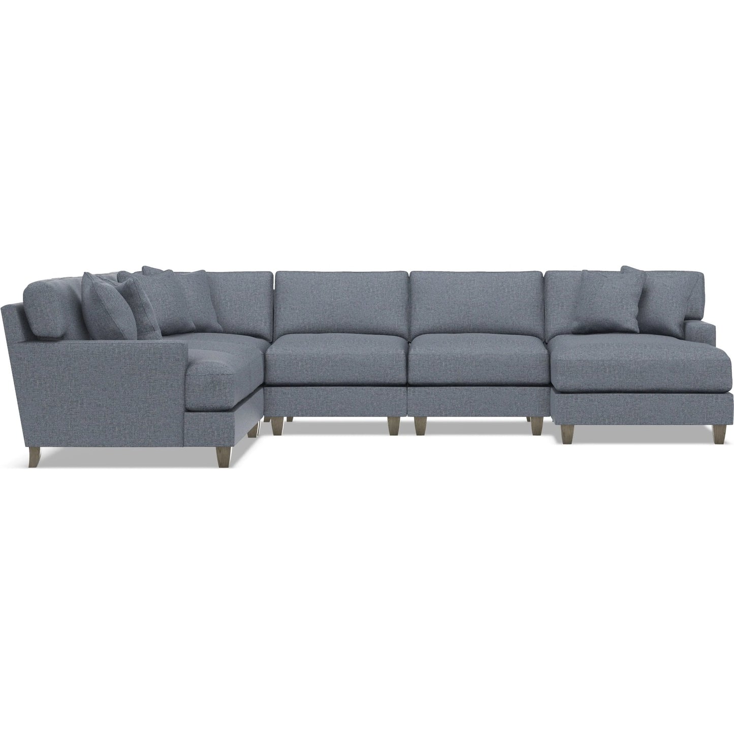 035 SI-2634531 | Additional Silo | Mila 5-Piece Fabric Sectional by Bernhardt in wdf, 789 portobello. Made from unique in a unique style.