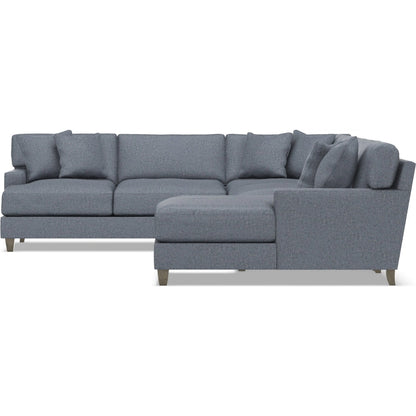 Mila 5-Piece Fabric Sectional by Bernhardt in wdf, 789 portobello. Made from unique in a unique style.