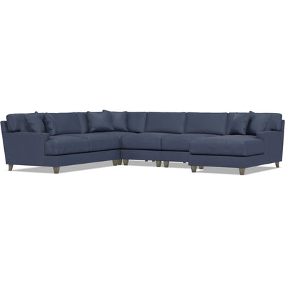 Mila 5-Piece Fabric Sectional by Bernhardt in wdf, 789 portobello. Made from unique in a unique style.