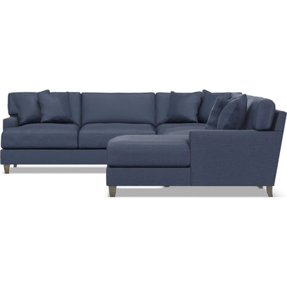 Mila 5-Piece Fabric Sectional by Bernhardt in wdf, 789 portobello. Made from unique in a unique style.