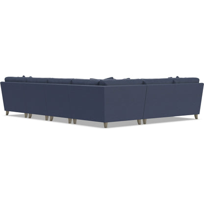 Mila 5-Piece Fabric Sectional by Bernhardt in wdf, 789 portobello. Made from unique in a unique style.