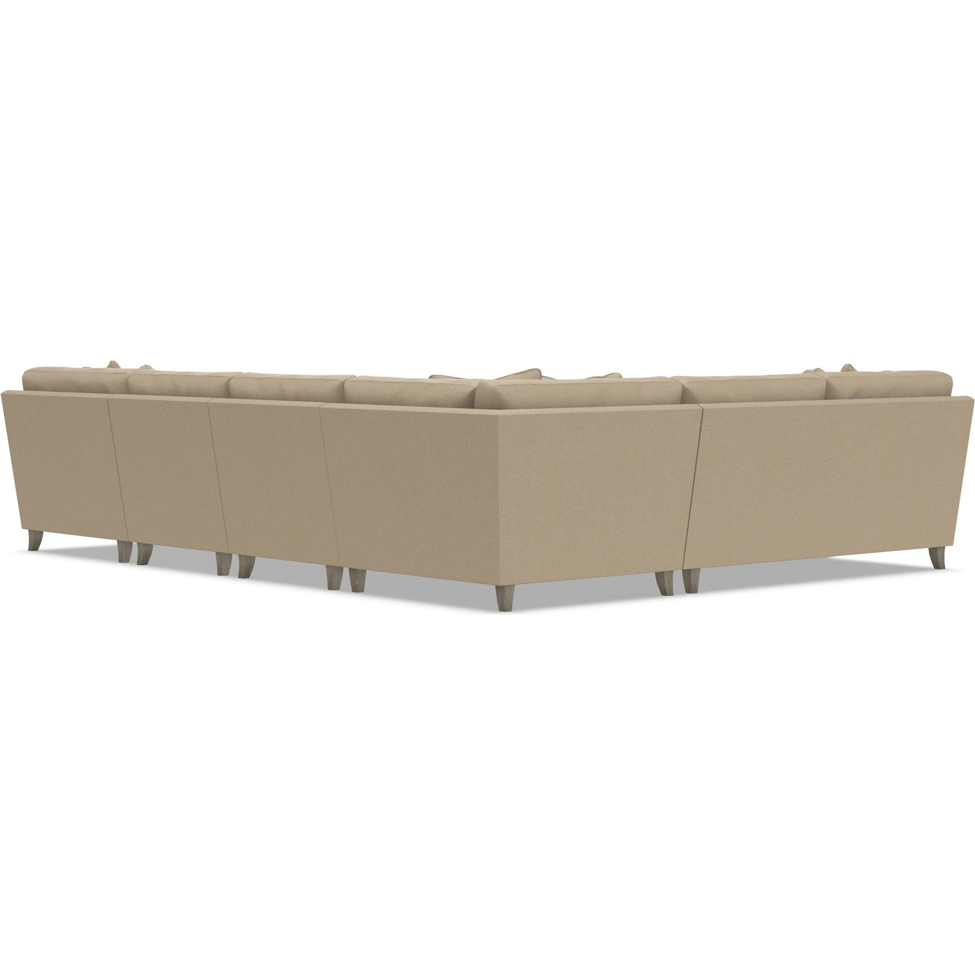 Mila 5-Piece Fabric Sectional by Bernhardt in wdf, 789 portobello. Made from unique in a unique style.