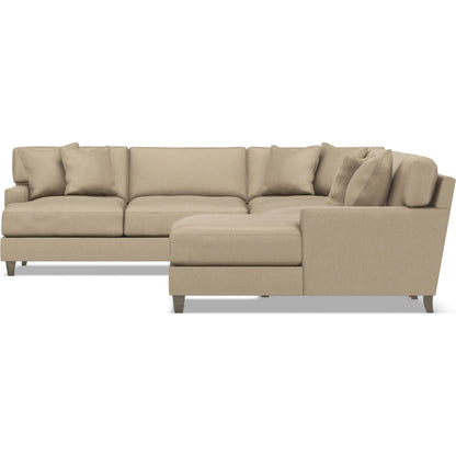 Mila 5-Piece Fabric Sectional by Bernhardt in wdf, 789 portobello. Made from unique in a unique style.