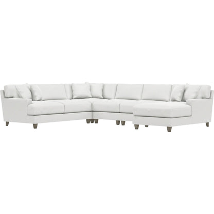 Mila 5-Piece Fabric Sectional by Bernhardt in wdf, 789 portobello. Made from unique in a unique style.