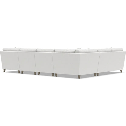 Mila 5-Piece Fabric Sectional by Bernhardt in wdf, 789 portobello. Made from unique in a unique style.