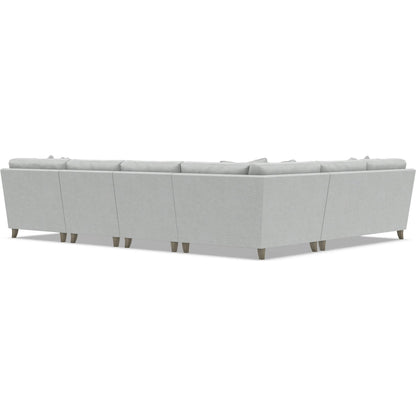 Mila 5-Piece Fabric Sectional by Bernhardt in wdf, 789 portobello. Made from unique in a unique style.