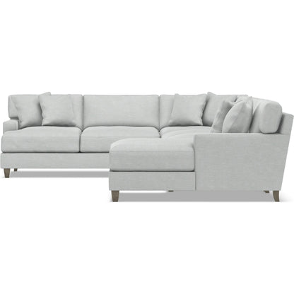 Mila 5-Piece Fabric Sectional by Bernhardt in wdf, 789 portobello. Made from unique in a unique style.