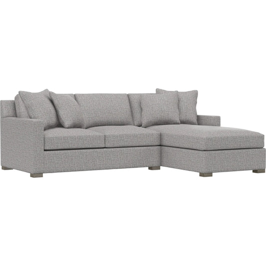 Kelsey 2-Piece Fabric Sectional by Bernhardt in wdf, 789 portobello. Made from unique in a unique style.