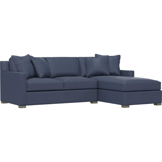 Kelsey 2-Piece Fabric Sectional by Bernhardt in wdf, 789 portobello. Made from unique in a unique style.