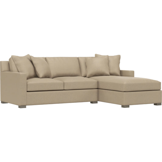 Kelsey 2-Piece Fabric Sectional by Bernhardt in wdf, 789 portobello. Made from unique in a unique style.