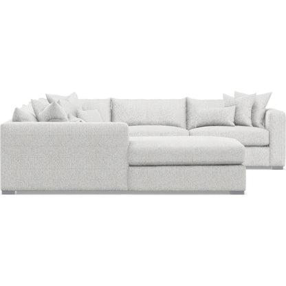 Helena 5-Piece Fabric Sectional by Bernhardt in stainless steel. Made from unique in a unique style.