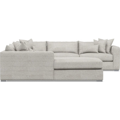 Helena 5-Piece Fabric Sectional by Bernhardt in stainless steel. Made from unique in a unique style.